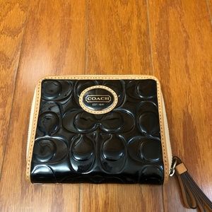 Coach patent leather wallet